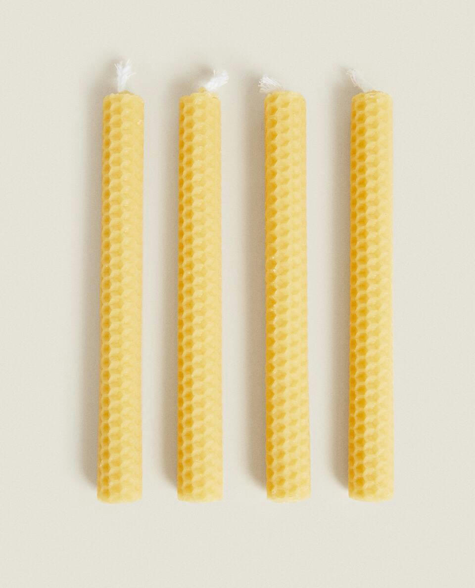 PACK OF BEESWAX CANDLES (PACK OF 4)