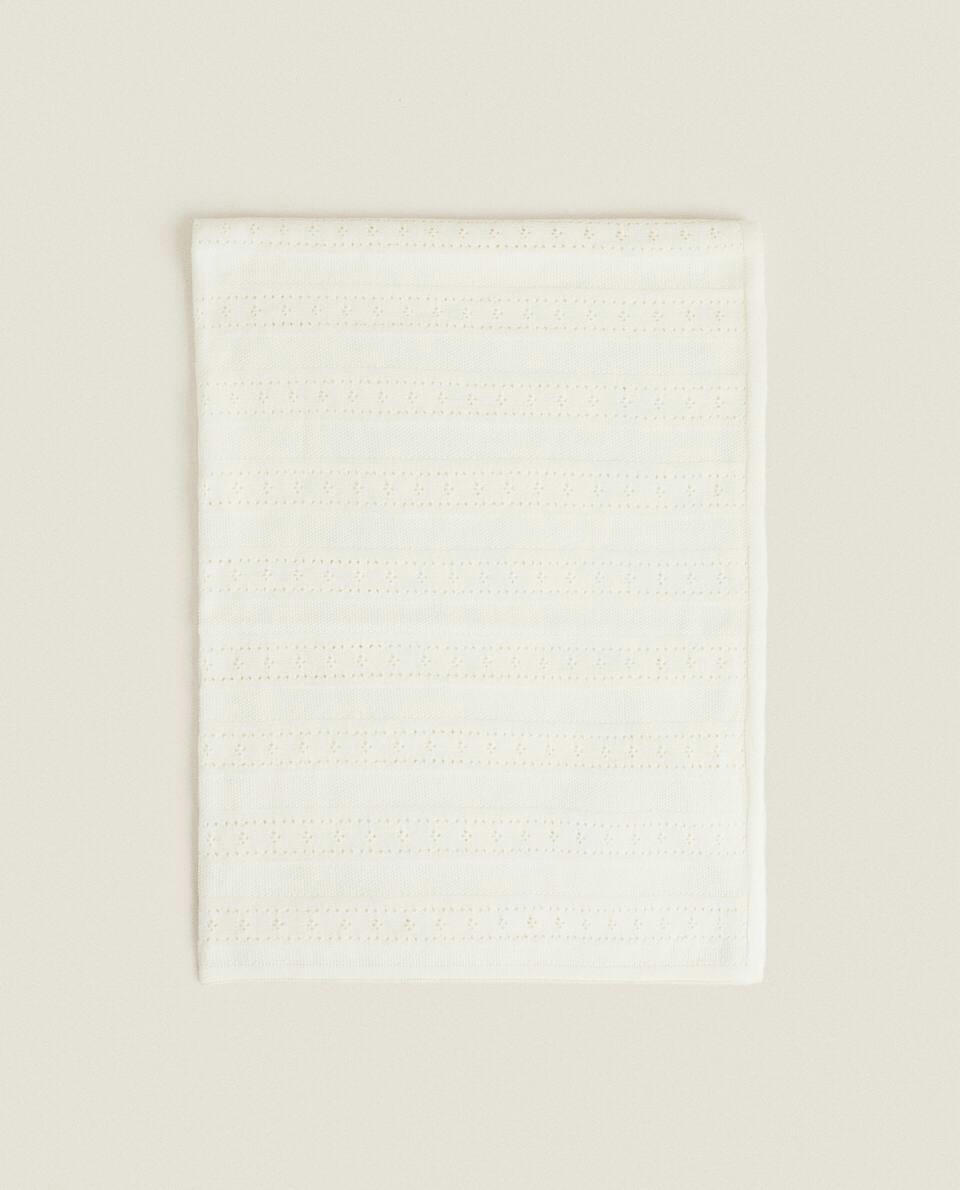POINTELLE COTTON BLANKET