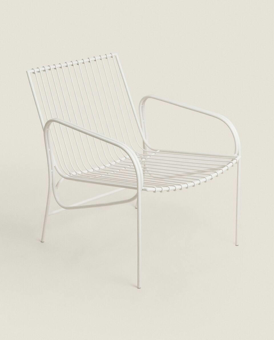 OUTDOOR METAL ARMCHAIR