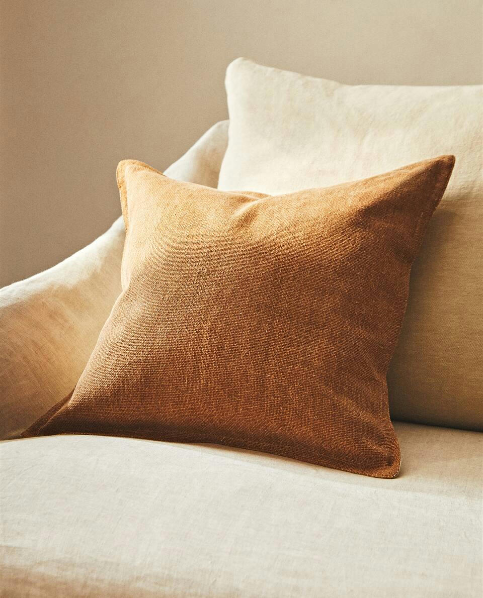 WASHED COTTON CUSHION COVER