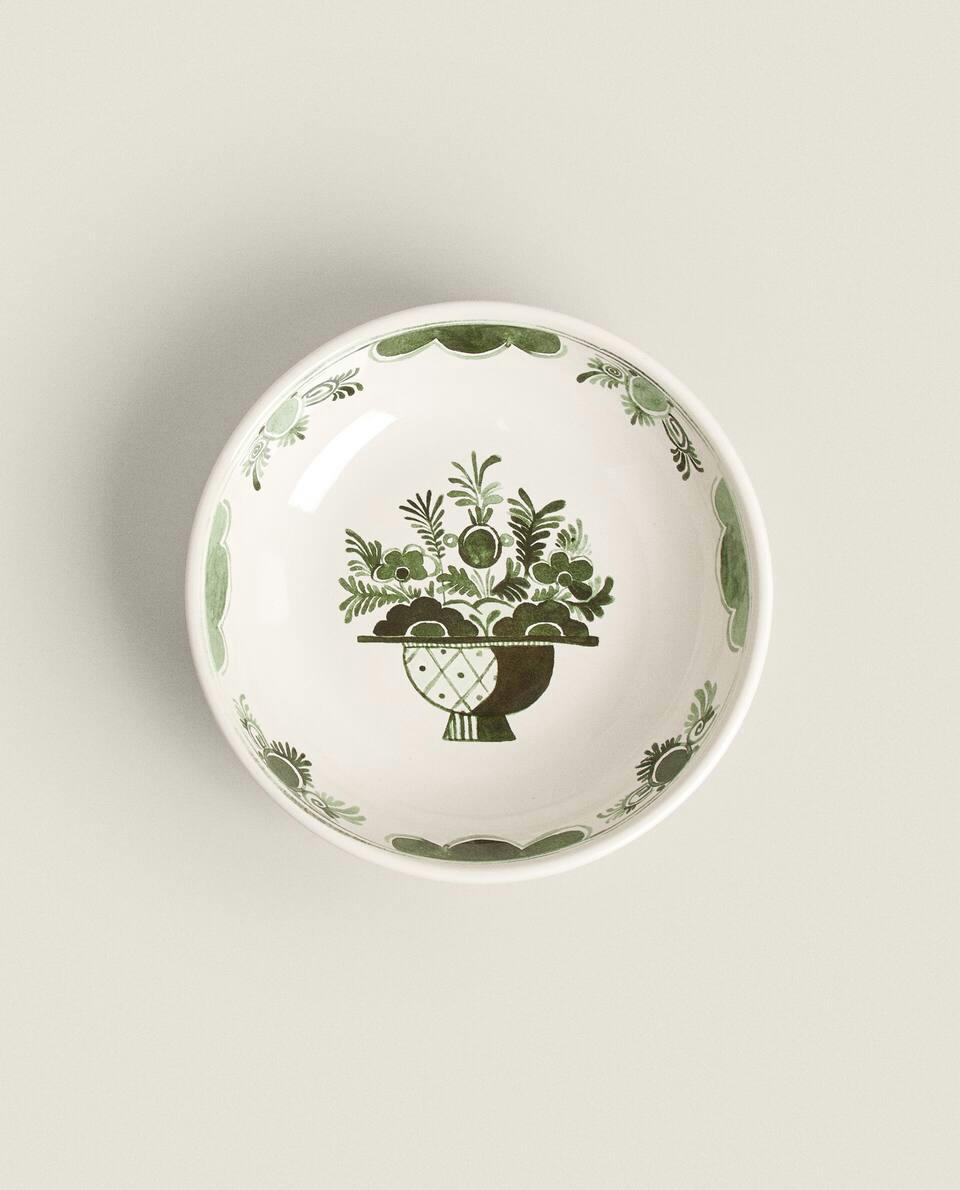 FRUIT EARTHENWARE SOUP PLATE