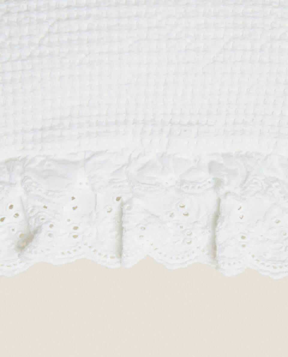 COTTON JACQUARD CUSHION COVER