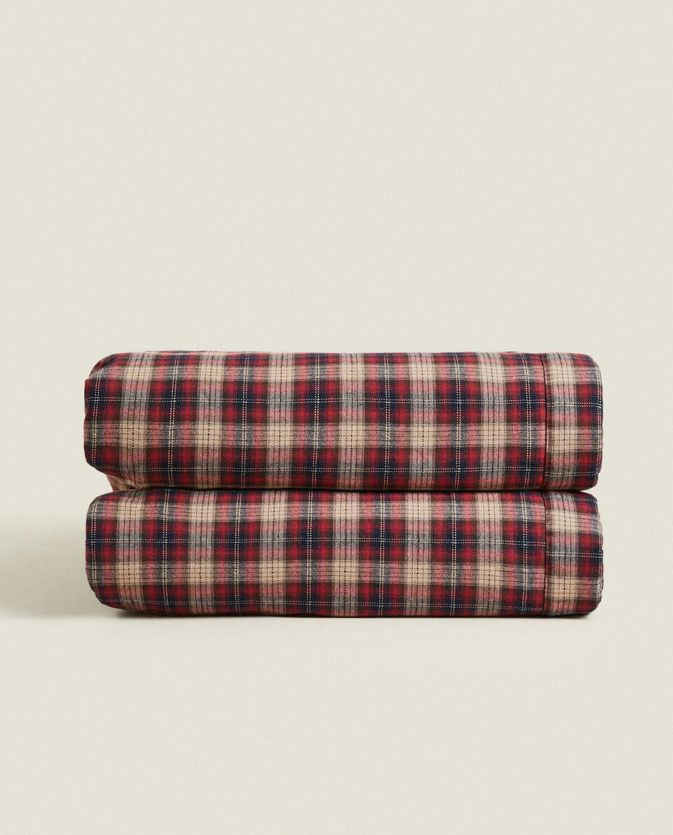 CHRISTMAS REVERSIBLE TARTAN BLANKET
