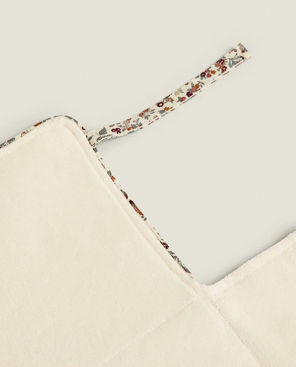 FLORAL PRINT FABRIC CHILDREN’S CHANGING MAT