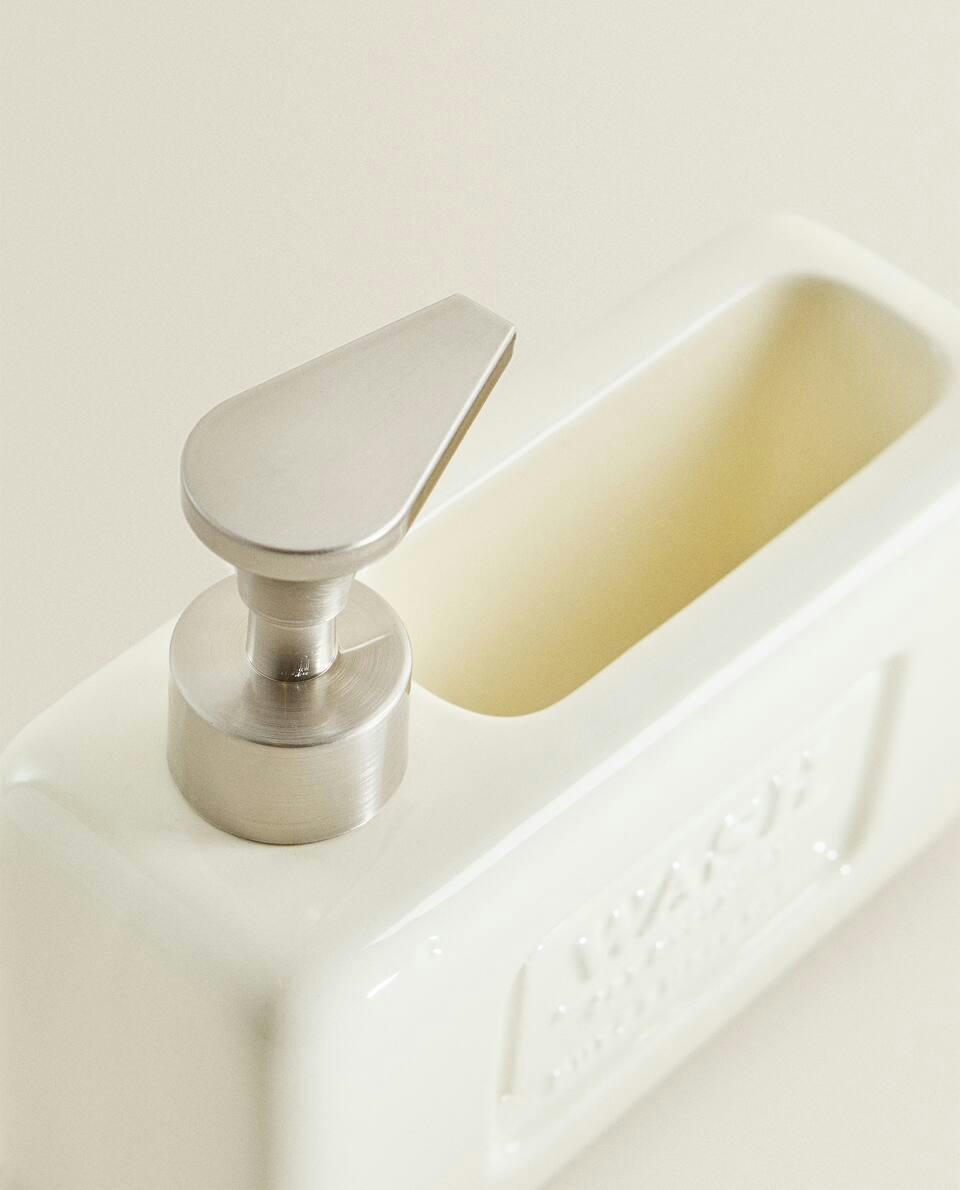 WASHING-UP LIQUID DISPENSER WITH CONTAINER