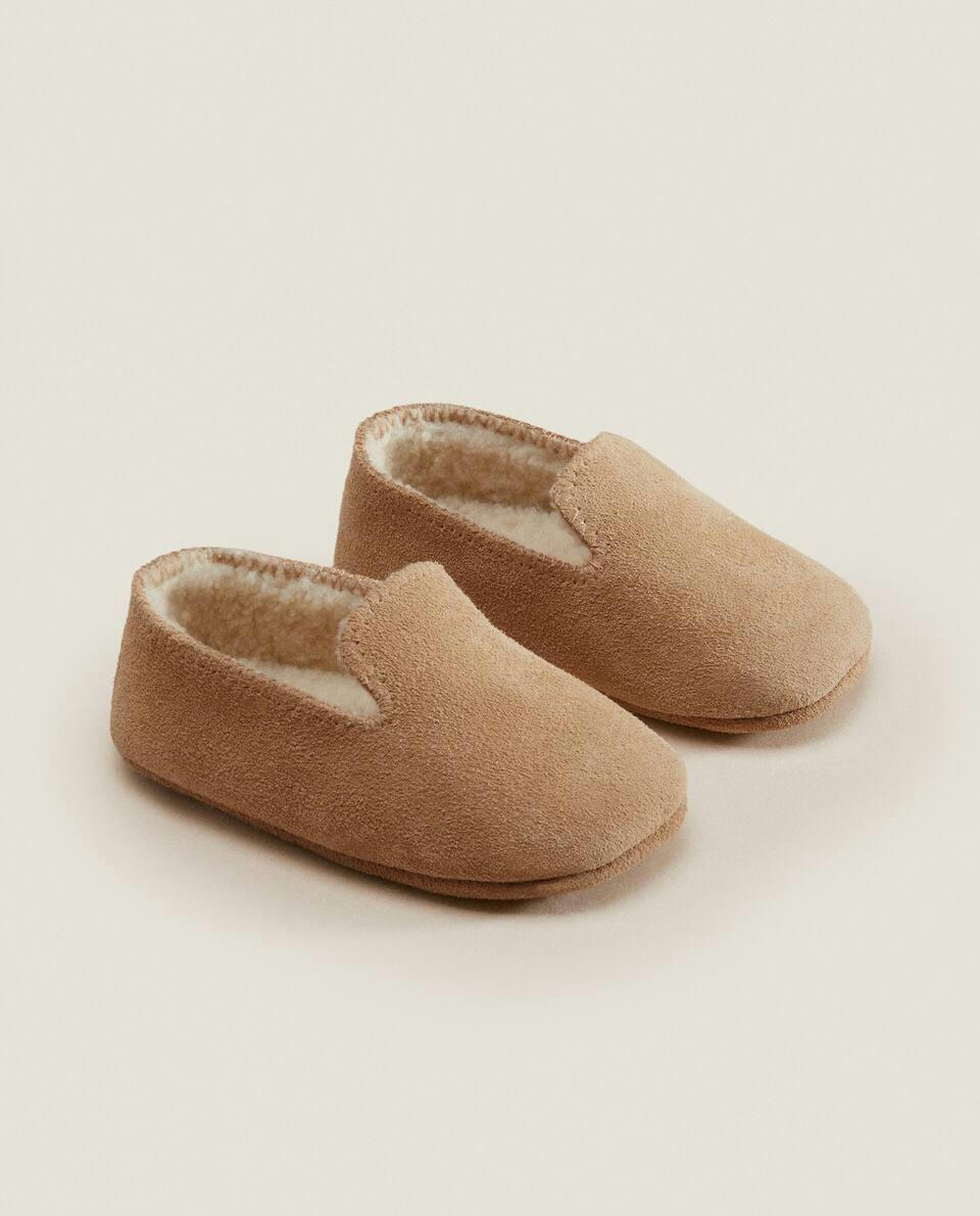 WARM LEATHER LOAFER BOOTIES