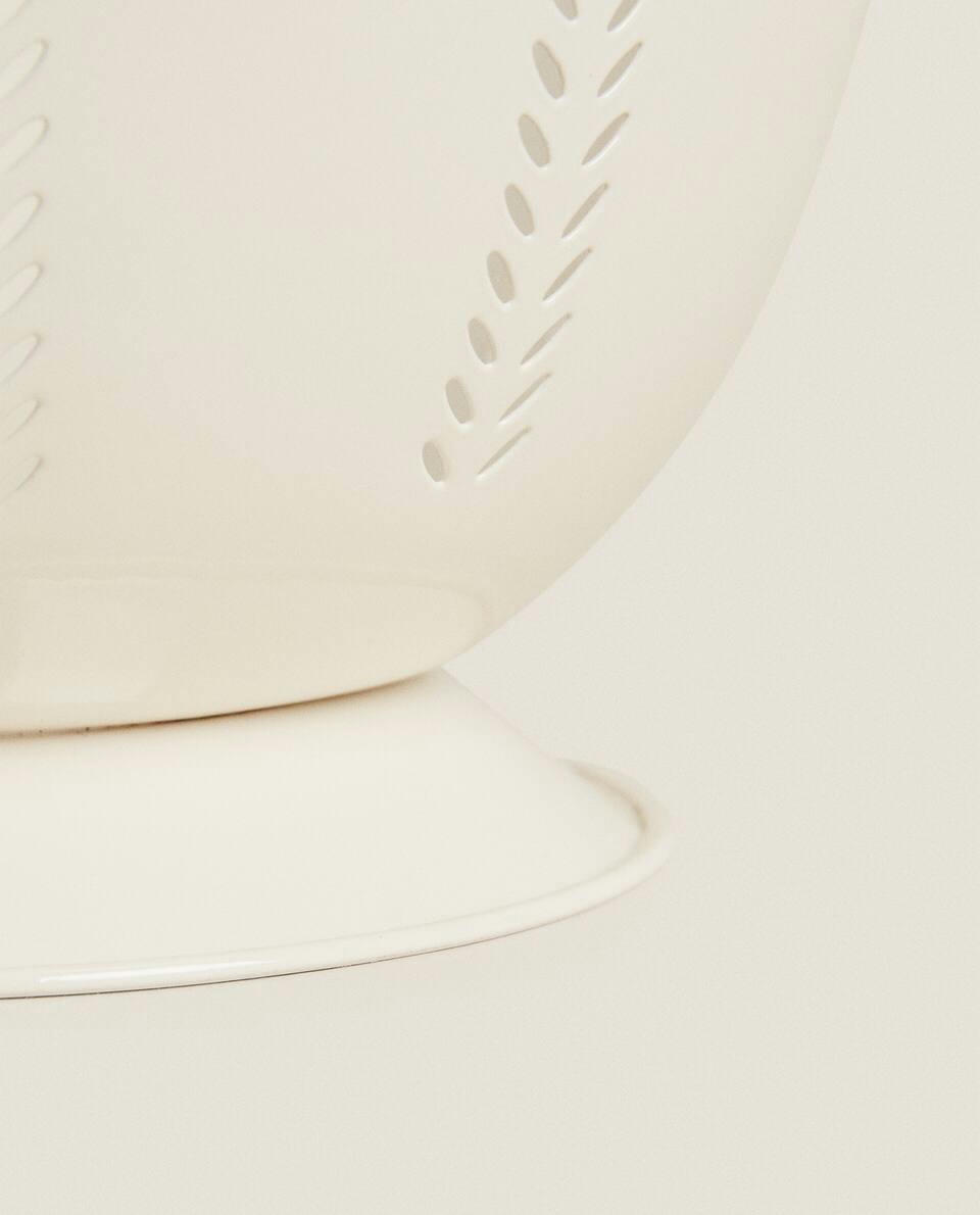 HERRINGBONE STEEL COLANDER