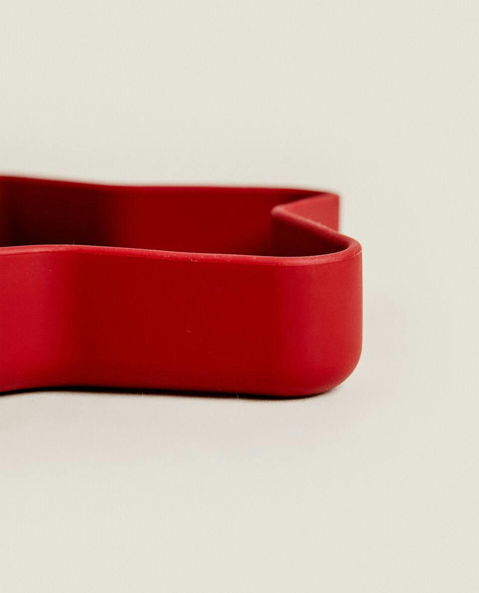 SILICONE CHRISTMAS STAR PLATE