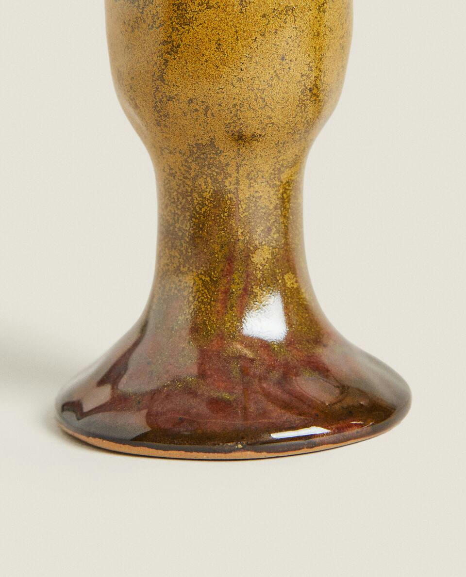 CERAMIC CANDLESTICK HOLDER