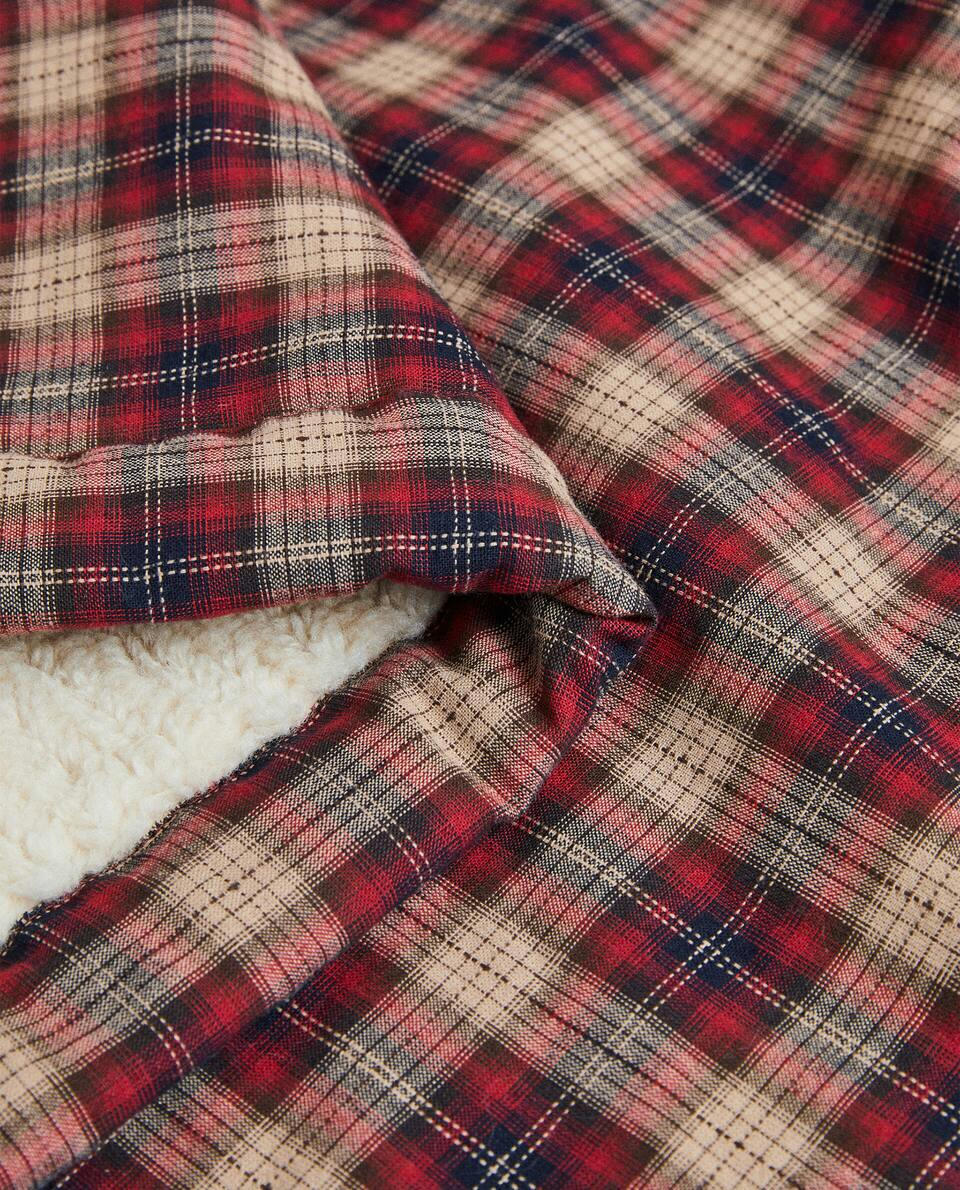 CHRISTMAS REVERSIBLE TARTAN BLANKET