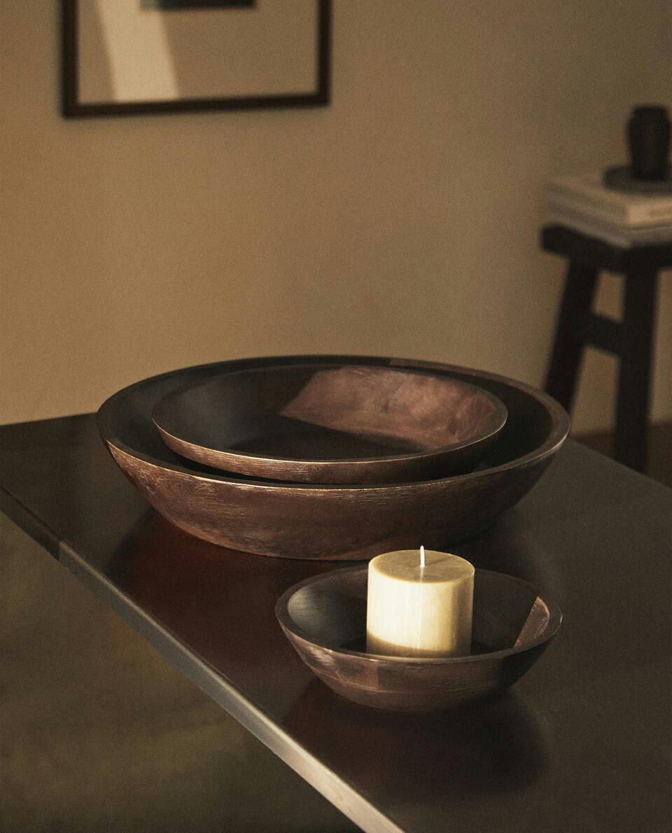 DECORATIVE WOODEN TRAY