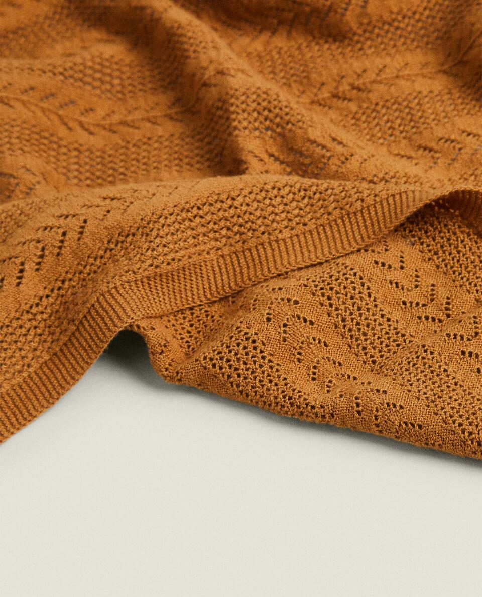 CHILDREN’S COTTON KNIT BLANKET