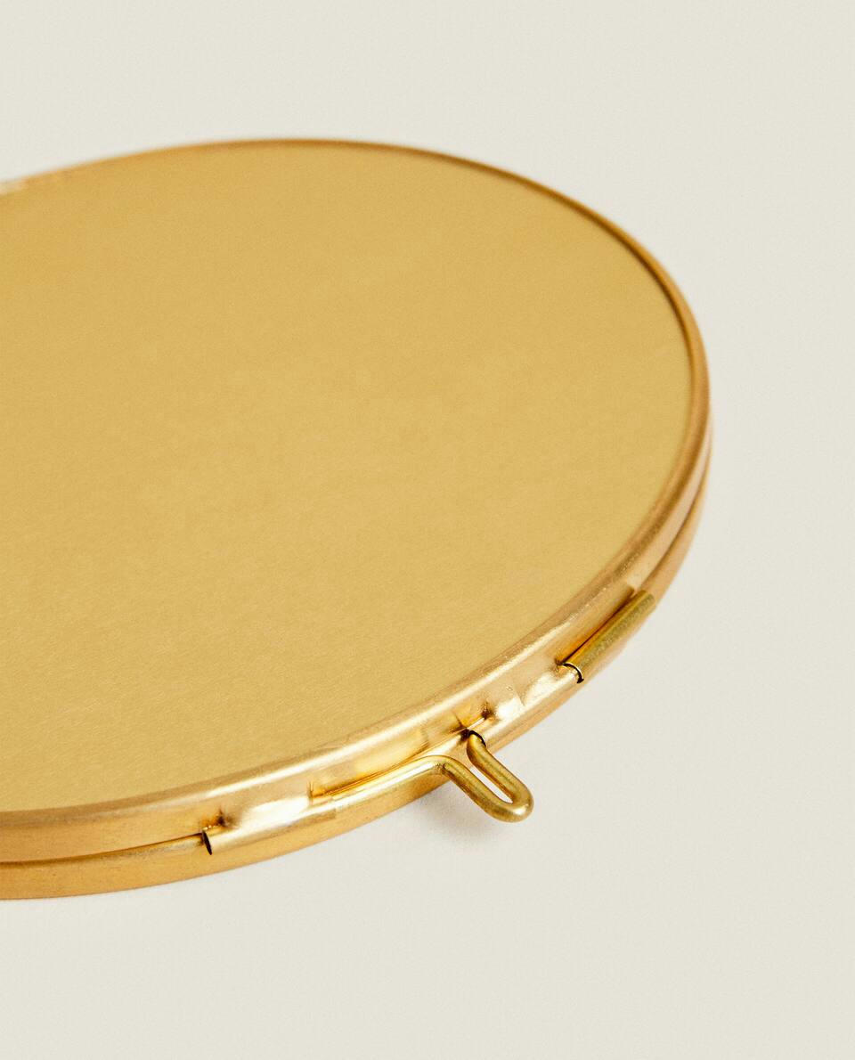 GOLD TABLE MIRROR