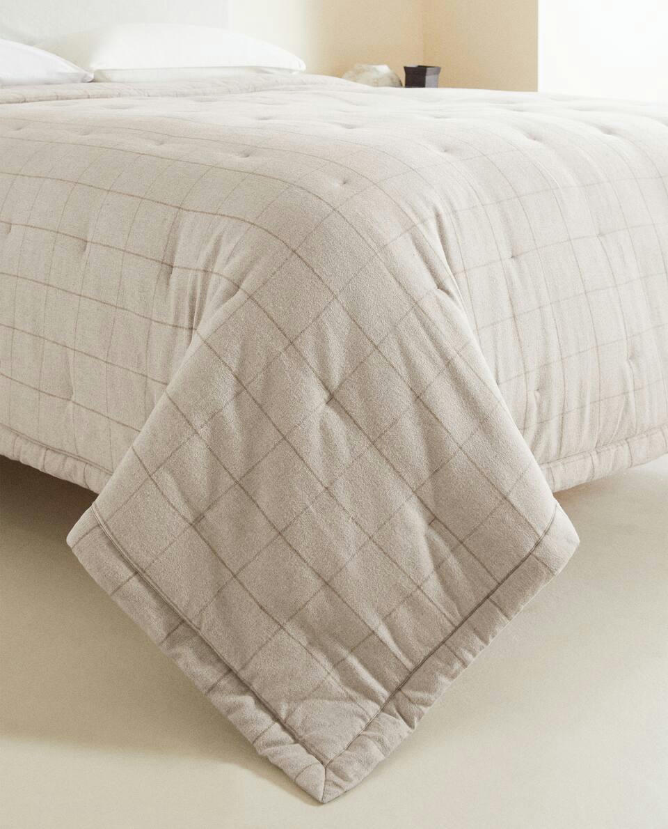 CHECK FLANNEL QUILT