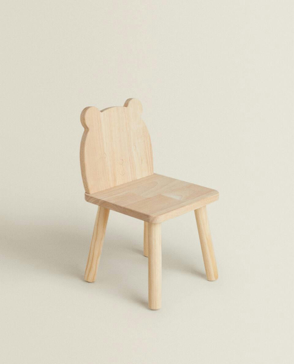 BEAR WOODEN CHAIR