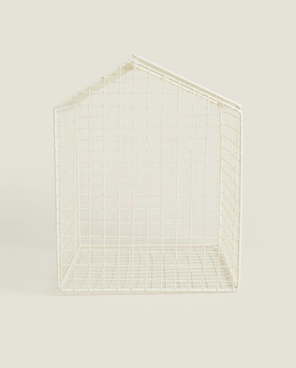 METAL BASKET WITH LID