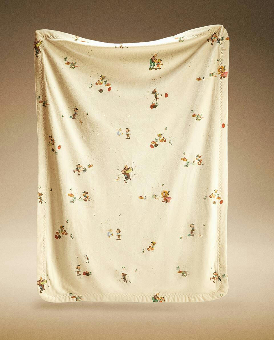 CHILDREN’S PINOCCHIO ? DISNEY FLEECE CHRISTMAS BLANKET