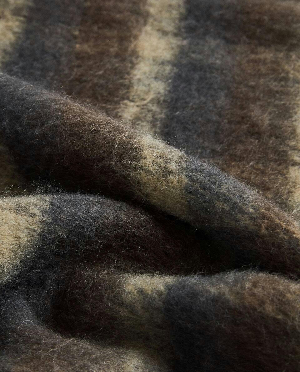 FRAYED CHECKED BLANKET