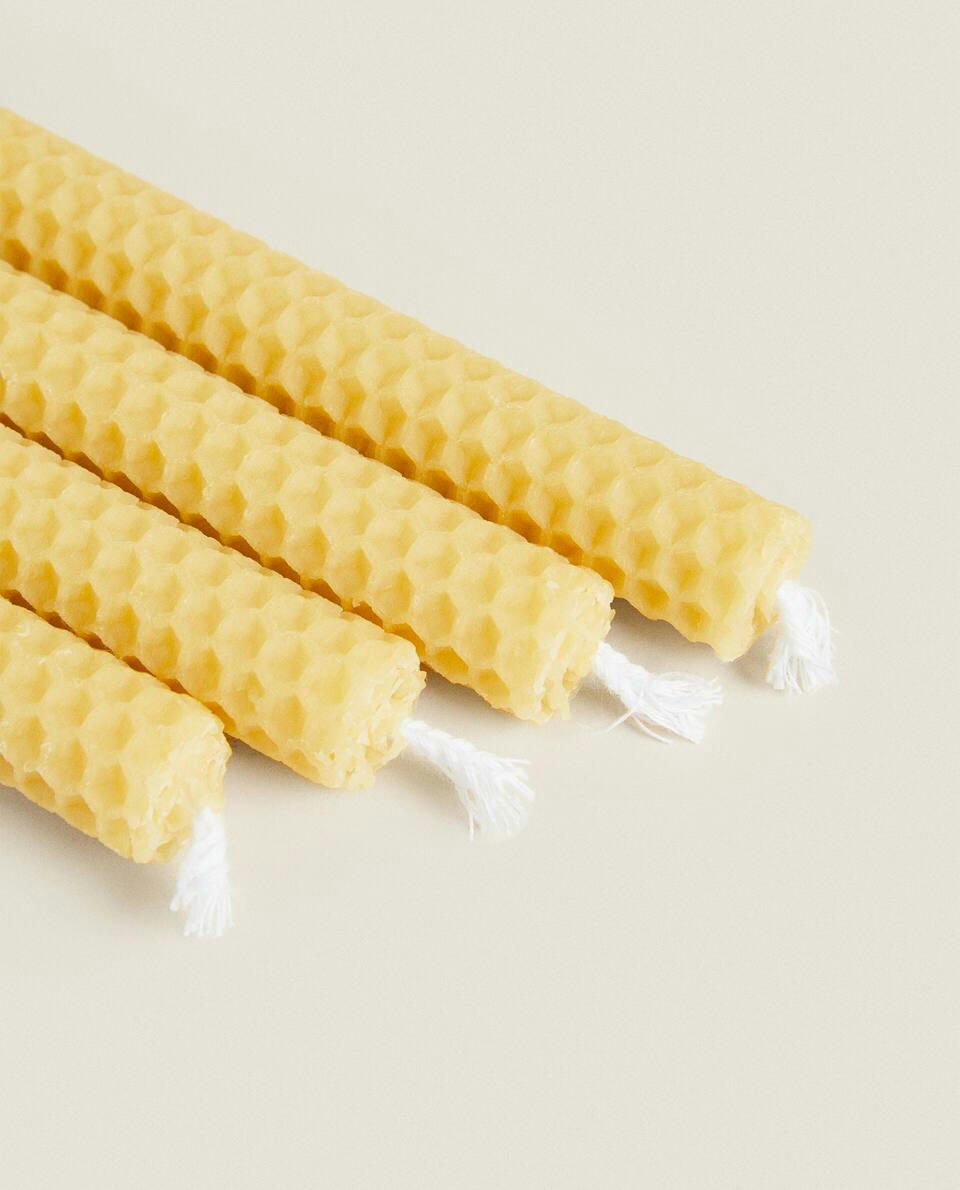 PACK OF BEESWAX CANDLES (PACK OF 4)