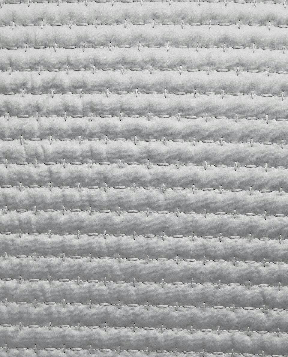 CUSHION COVER WITH TOPSTITCHING