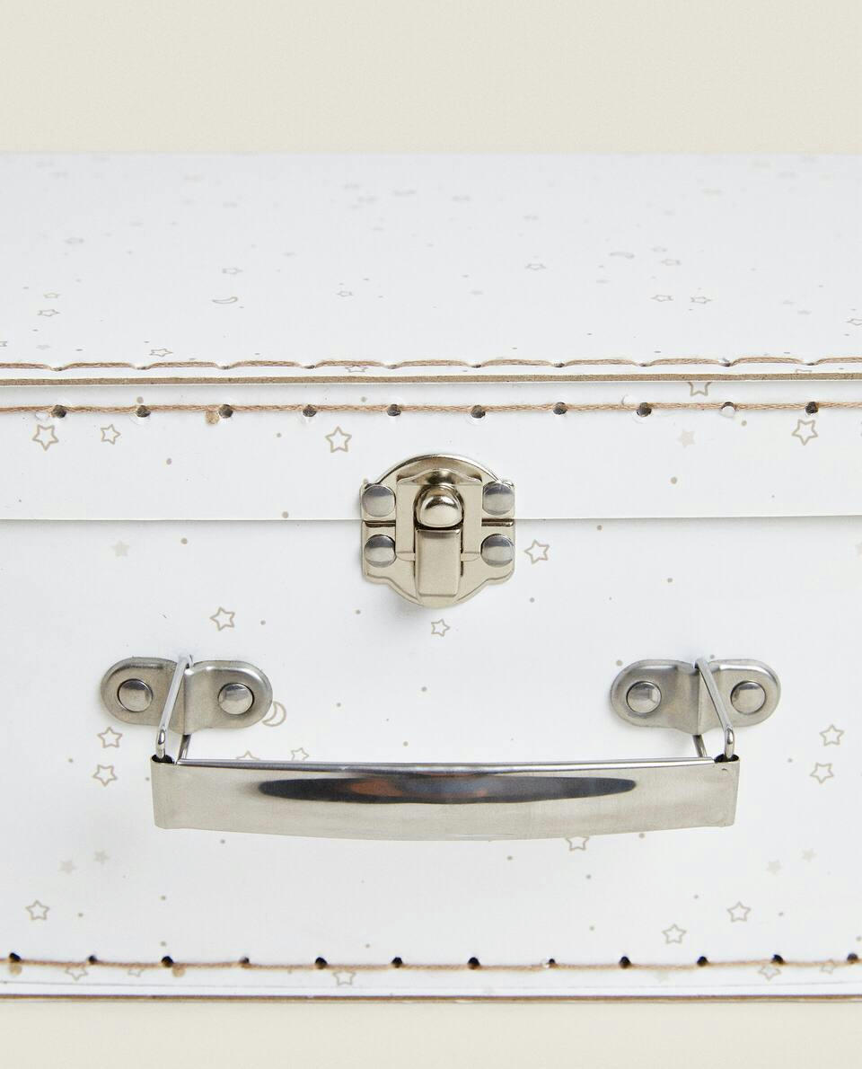 MOON AND STAR PRINT BRIEFCASE