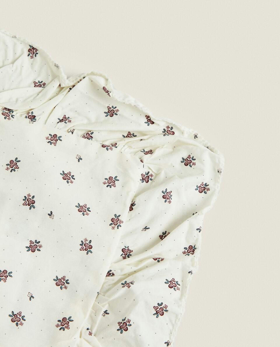 CHILDREN’S BOUQUET FLAT SHEET AND PILLOWCASE SET