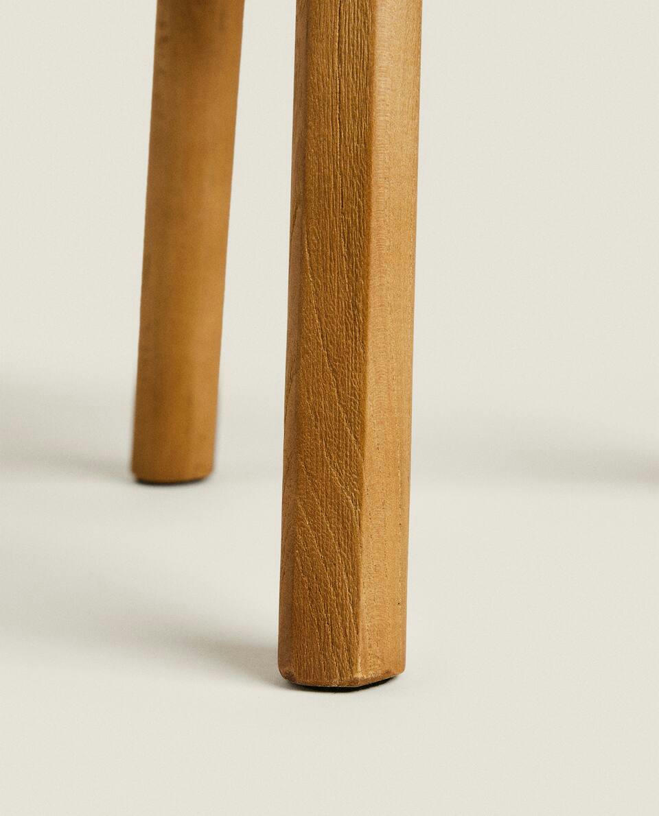 ROUND ELM STOOL