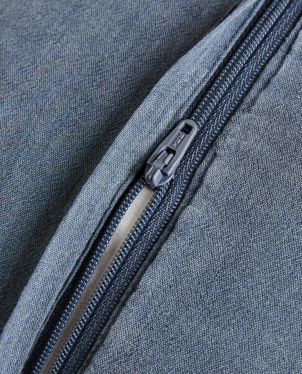 WAFFLE-KNIT CUSHION COVER