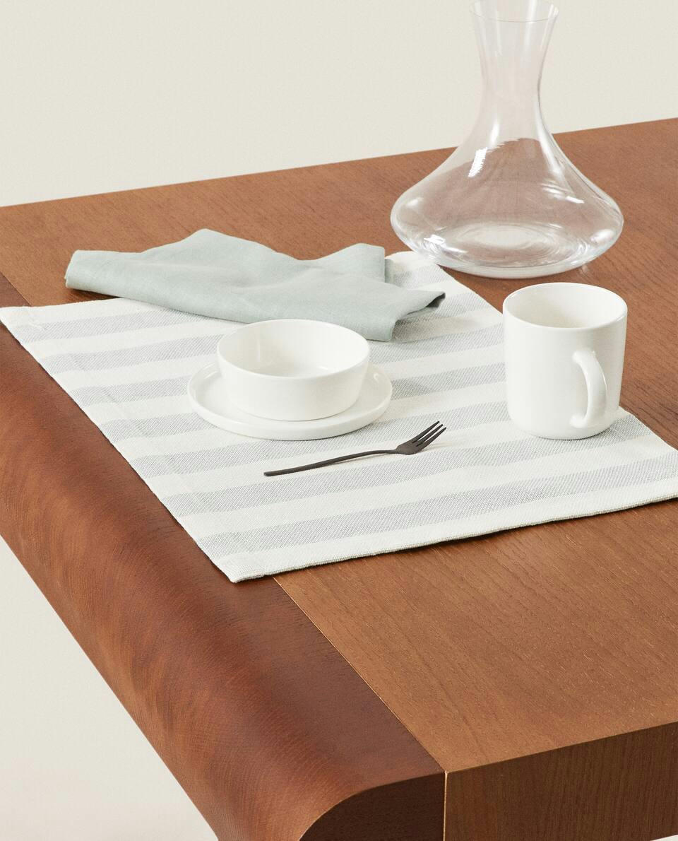 STRIPED COTTON PLACEMAT (PACK OF 2)