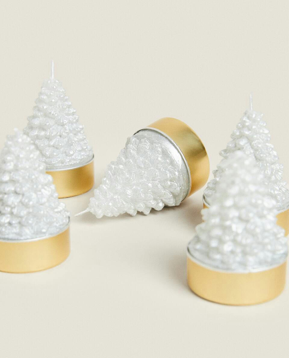 PACK OF CHRISTMAS TREE CANDLES (PACK OF 6)