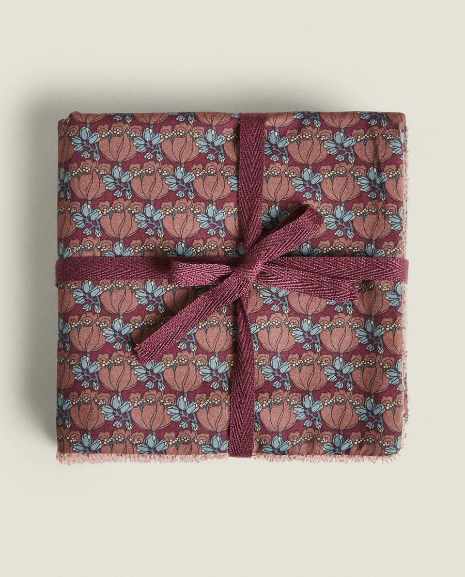 PACK OF CHILDREN’S MADE WITH LIBERTY FABRIC MUSLIN CLOTHS (PACK OF 2)