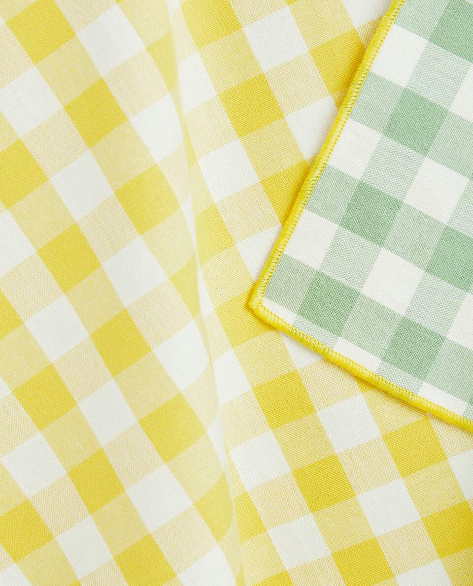 CHECK PRINT COTTON TEA TOWEL (PACK OF 2)