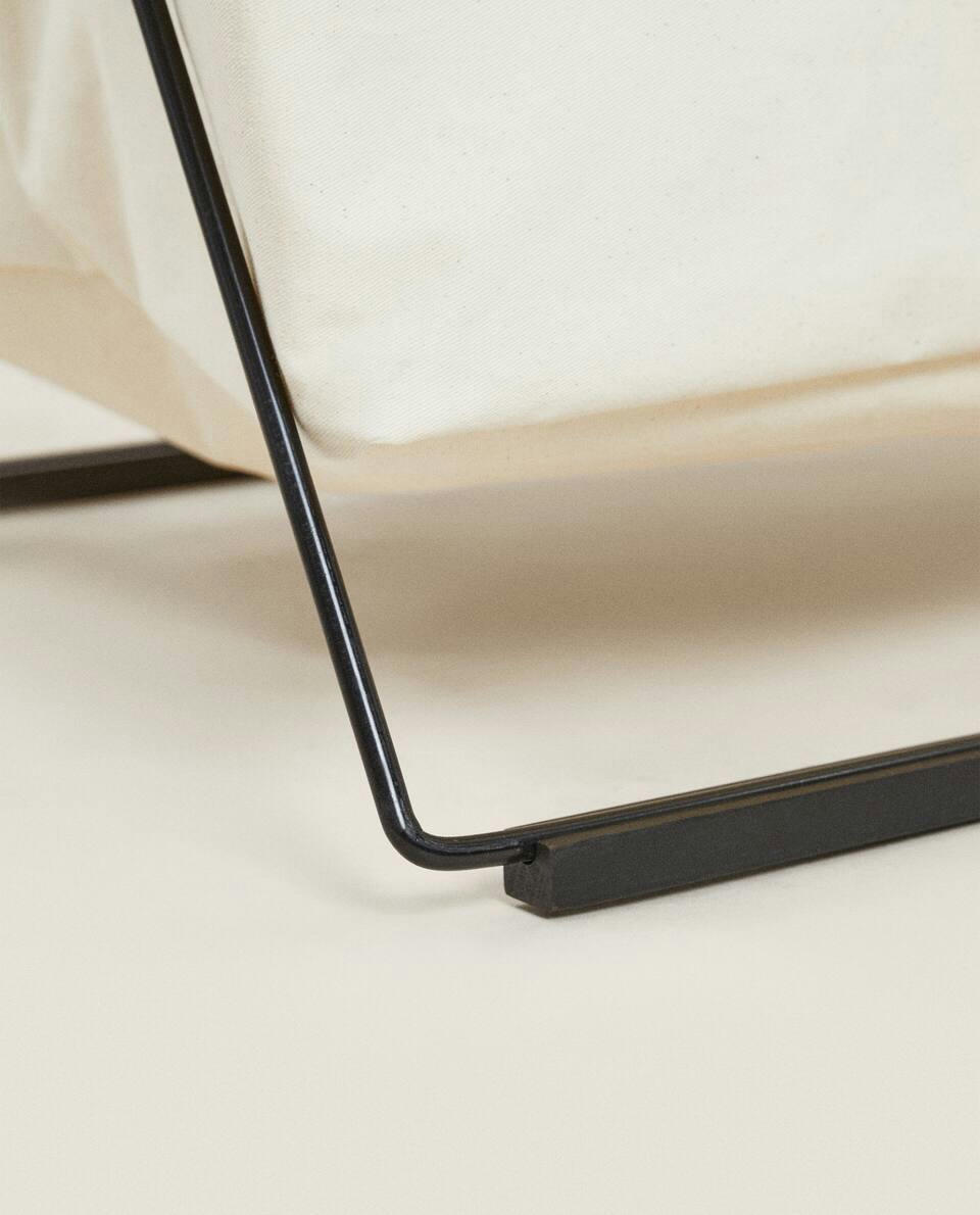 FOLDABLE DOUBLE LAUNDRY BASKET