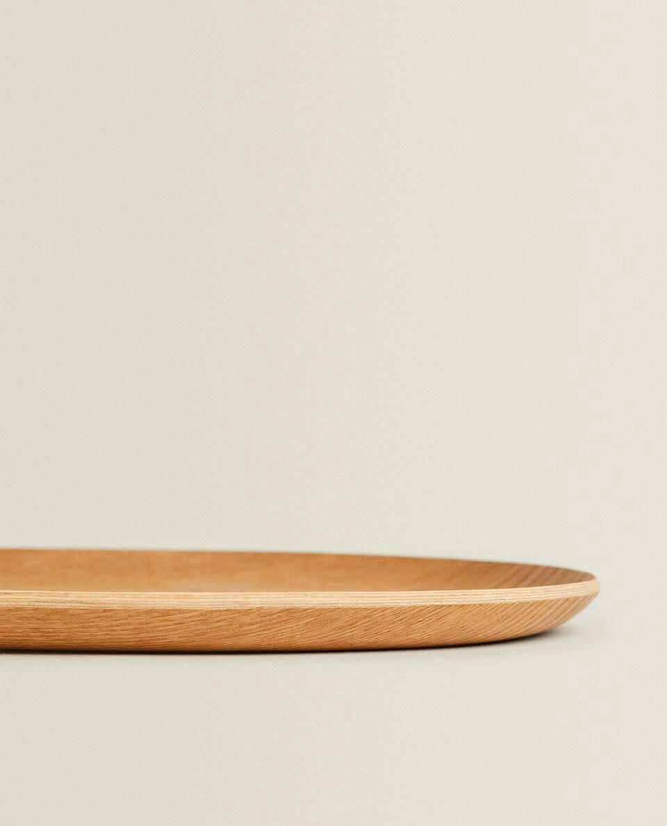 OVAL WOOD TRAY