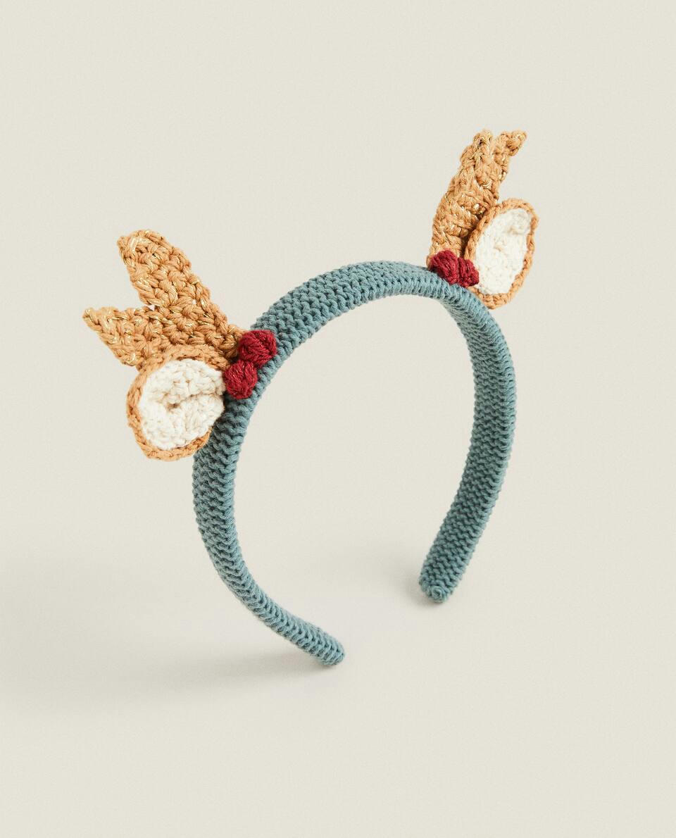 CHILDREN’S CROCHET CHRISTMAS REINDEER HEADBAND