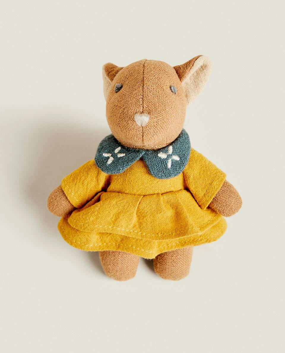 CHILDREN'S CHRISTMAS SQUIRREL FAMILY SOFT TOY SET