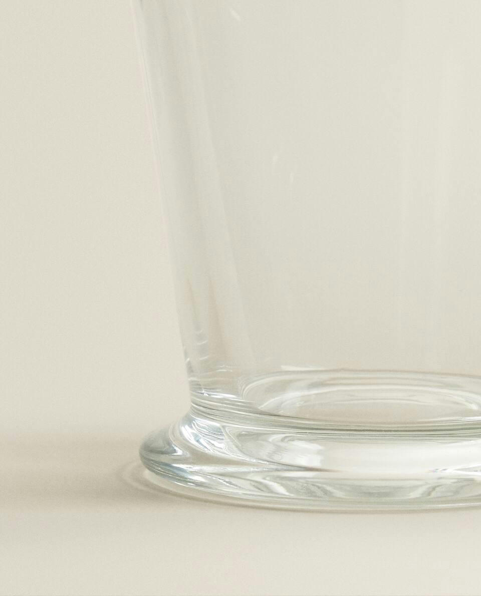 TRANSPARENT GLASS CAPPUCCINO CUP