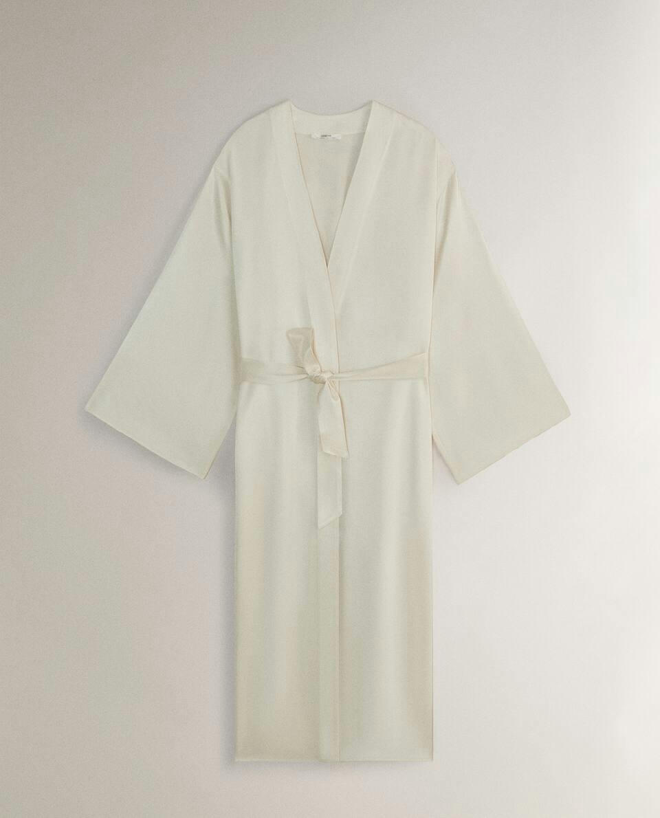 SATEEN DRESSING GOWN
