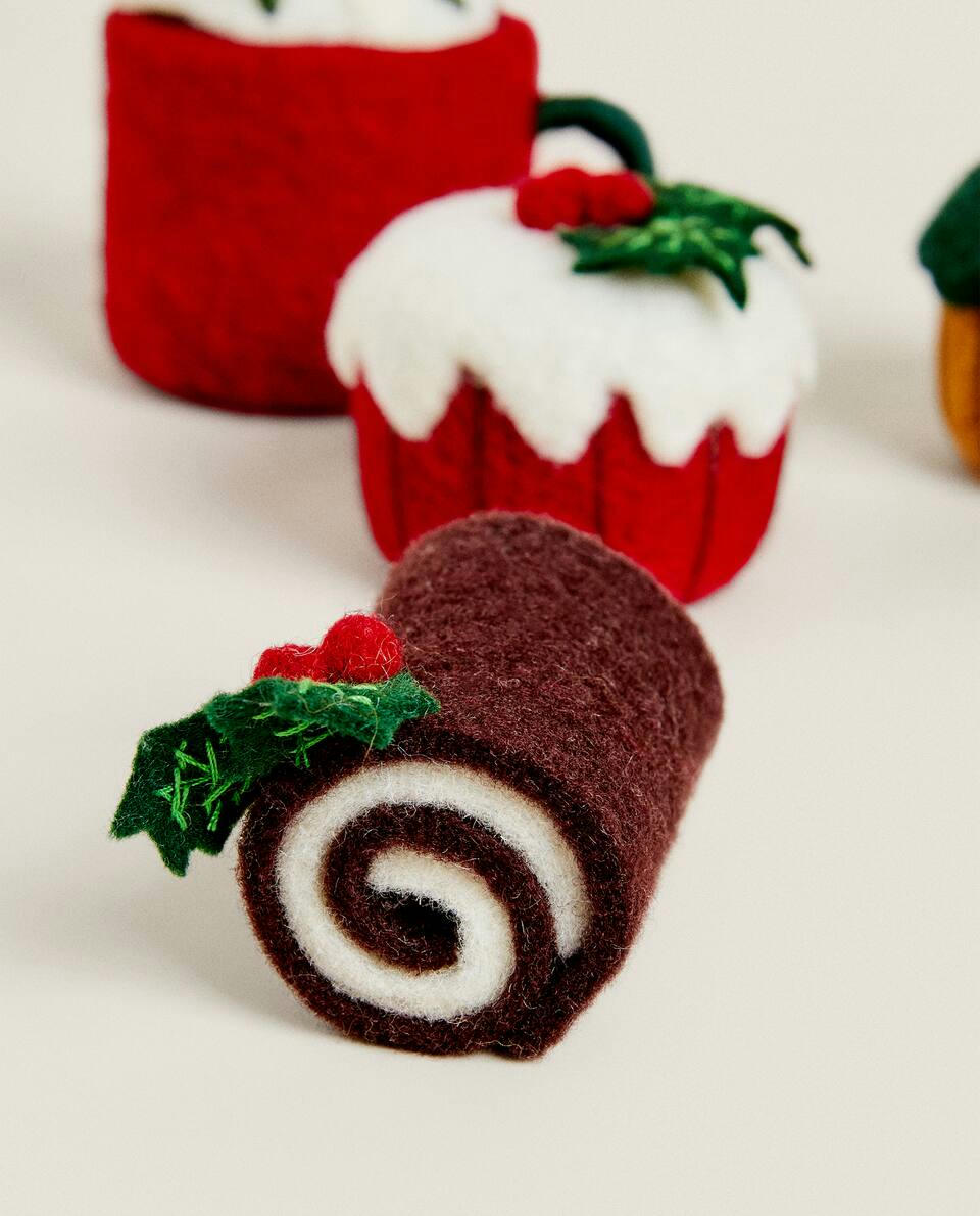 CHILDREN'S TOY FELT SWEETS SET