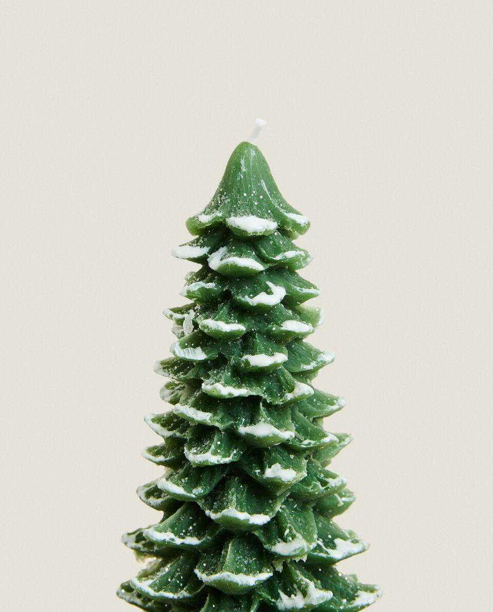 CHRISTMAS TREE DECORATIVE CANDLE