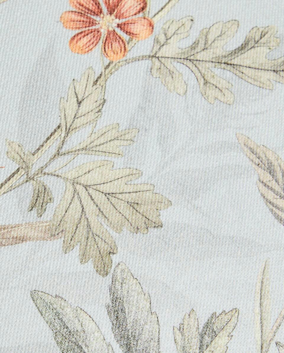 FLORAL PRINT CUSHION COVER