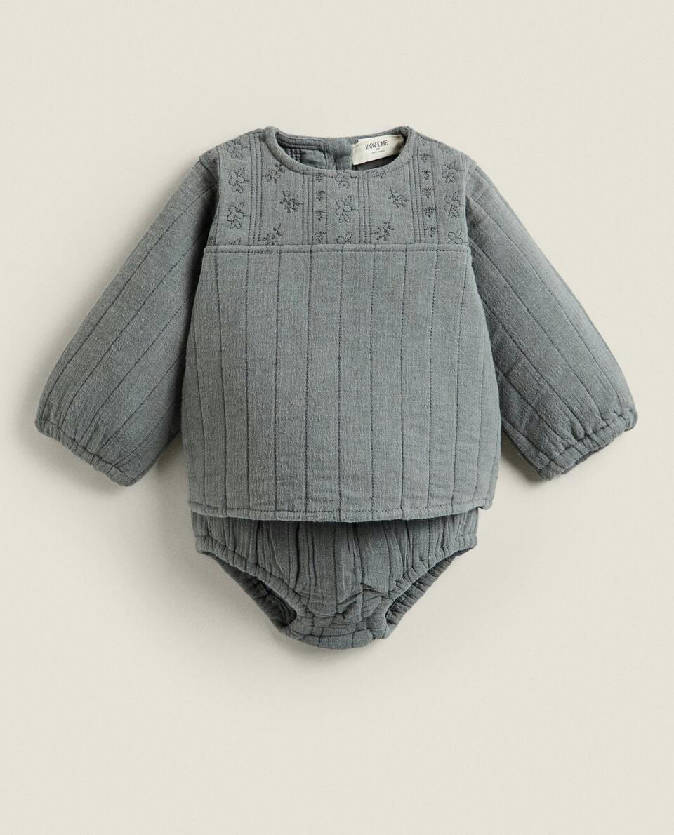 QUILTED BABY BLOOMERS