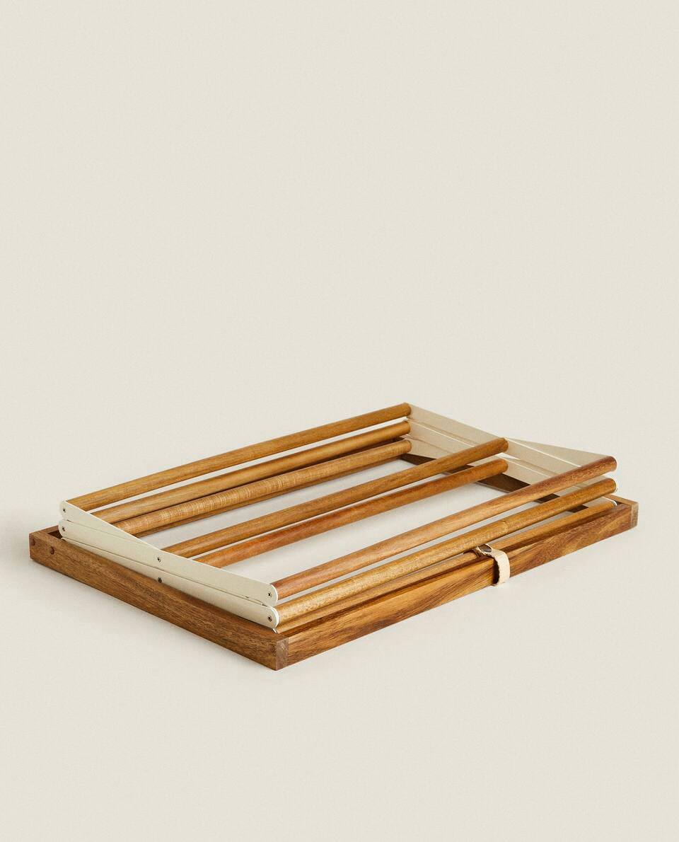 FOLDABLE WALL CLOTHES HORSE