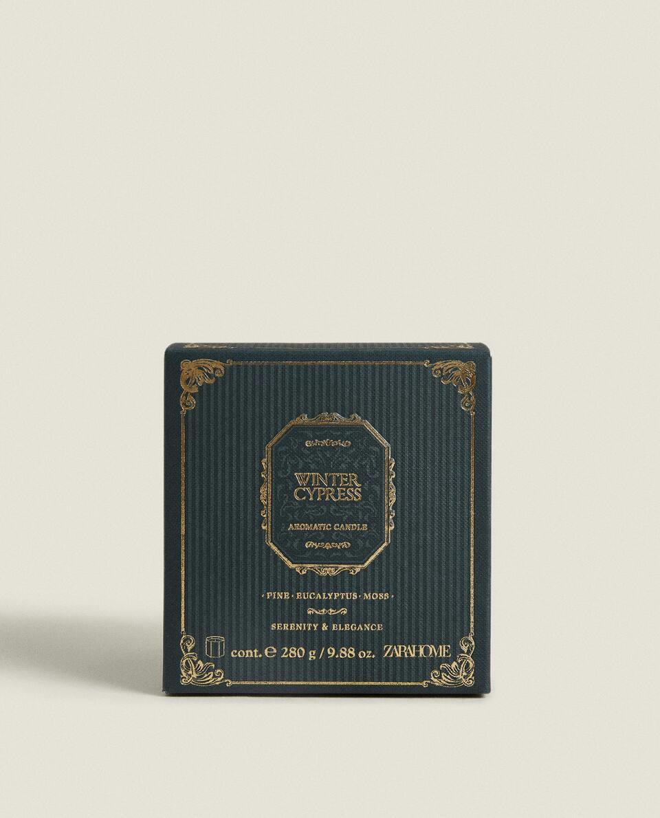 WINTER CYPRESS SCENTED CANDLE