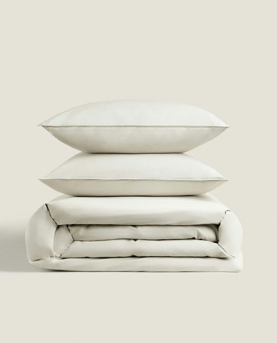 DOUBLE TOPSTITCHED DUVET COVER