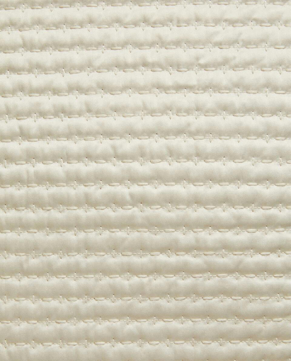 CUSHION COVER WITH TOPSTITCHING