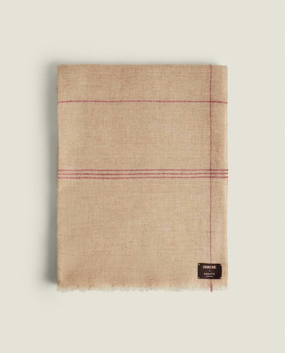X áBBATTE WOOL AND CASHMERE BLANKET