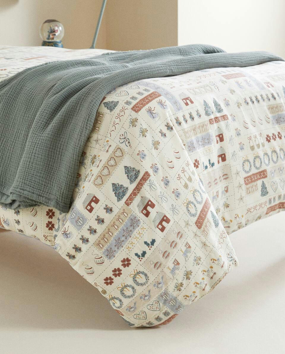 CHRISTMAS CHILDREN’S FLANNEL DUVET COVER