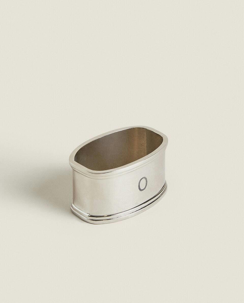 LETTER O NAPKIN RING
