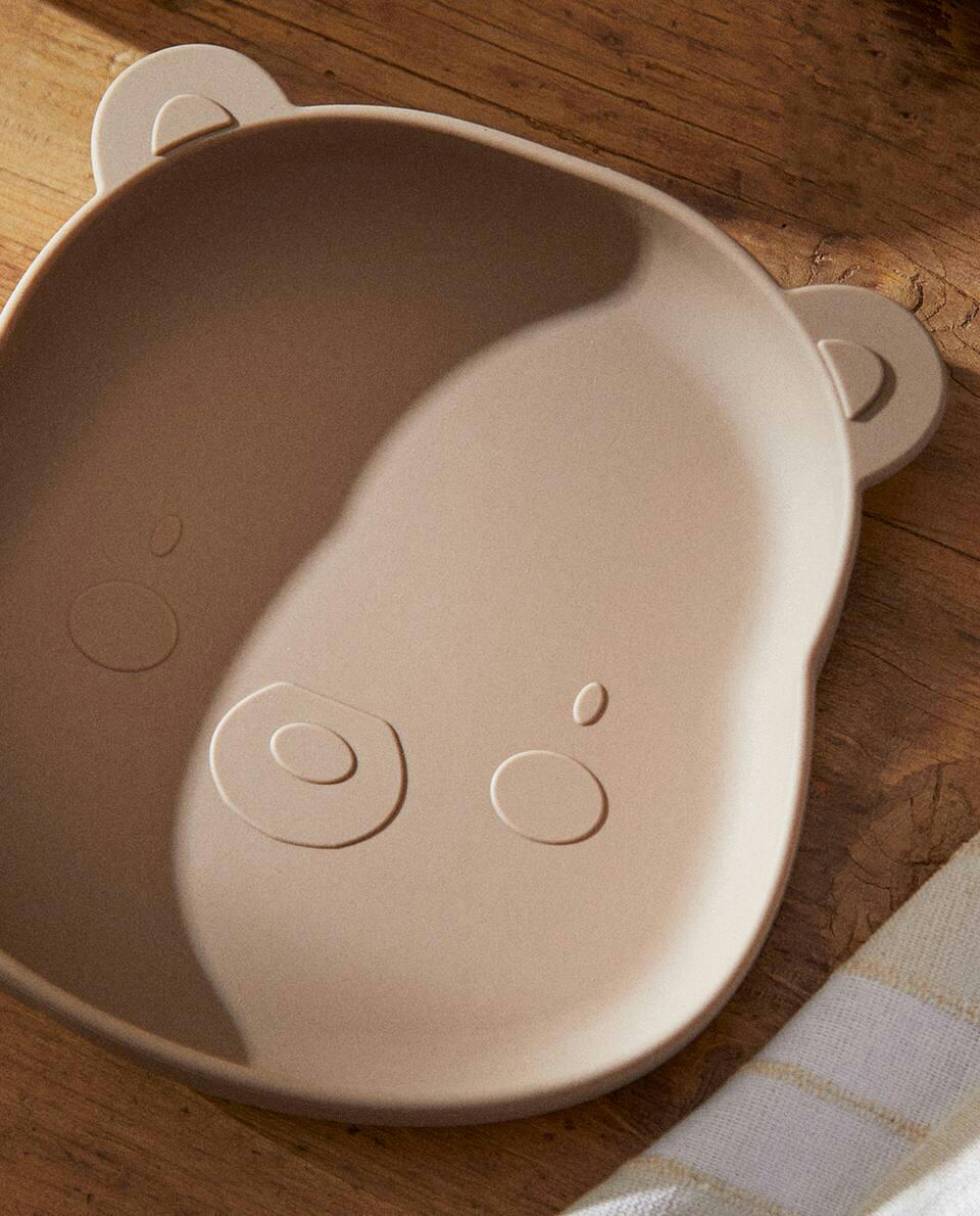 SILICONE BEAR PLATE